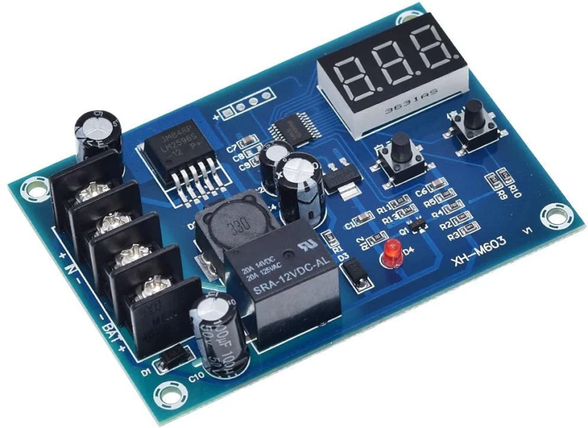 XH-M603 Charging Control Module 12-24V Storage Lithium Battery Charger Control Switch Protection Board With LED Display